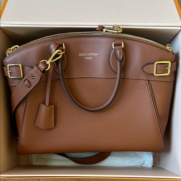 Louis Vuitton Tan Leather Satchel - Picture 1 of 4